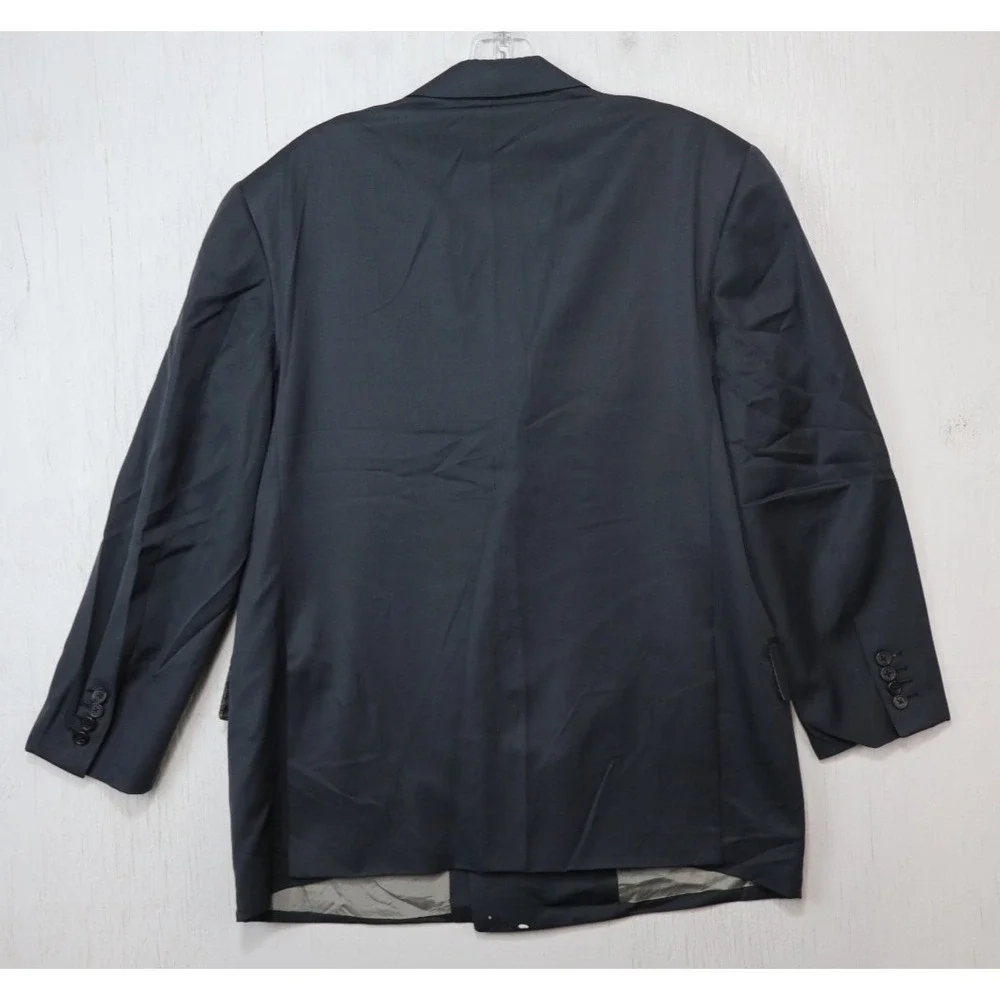 Vintage Oxxford Clothes Double Breasted Blazer Jacket Super 100s Gabardine 42R